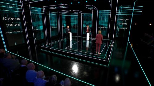 General Election 2019 - The ITV Debate - Johnson v Corbyn - Presentation (22)
