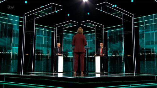 General Election 2019 - The ITV Debate - Johnson v Corbyn - Presentation (33)