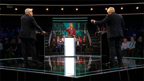 General Election 2019 - The ITV Debate - Johnson v Corbyn - Presentation (36)
