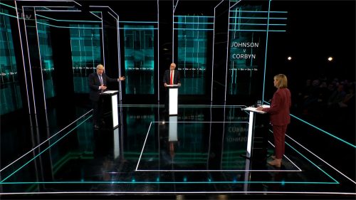 General Election 2019 - The ITV Debate - Johnson v Corbyn - Presentation (39)