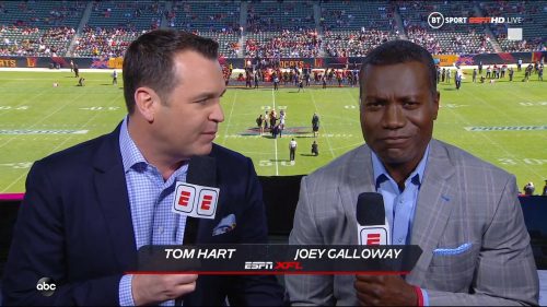 Joey Galloway XFL on ABC ESPN