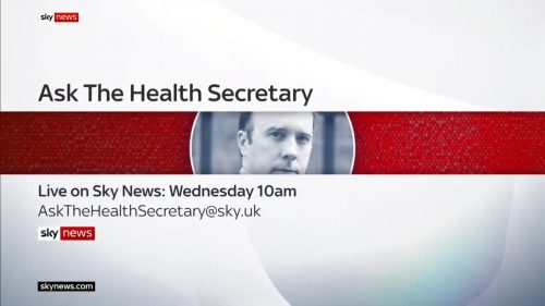 Ask the Health Secretary - Sky News Promo 2020 (3)