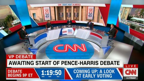 CNN HD Debate Night in America - Vice Presidential Debate 2020 (3)