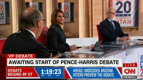 CNN HD Debate Night in America - Vice Presidential Debate 2020 (5)