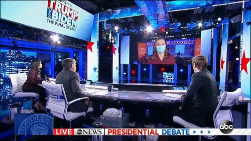 US Election 2020 - ABC News - Final Debate (24)