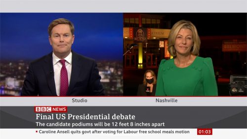 US Election 2020 - BBC News - Final Debate (6)
