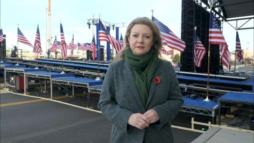 ITV Evening News from America on Election Day (4)