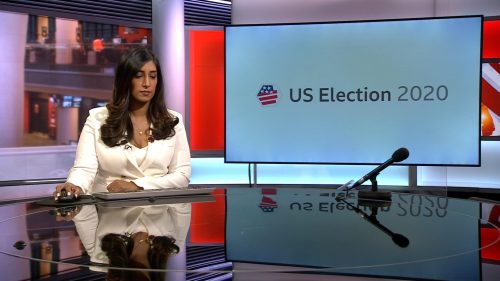 US Election 2020 - BBC News Coverage (13)