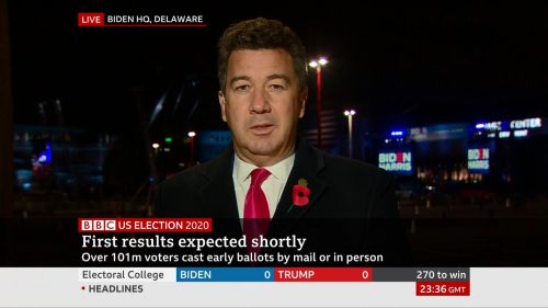 US Election 2020 - BBC News Coverage (35)