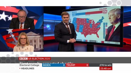 US Election 2020 - BBC News Coverage (37)