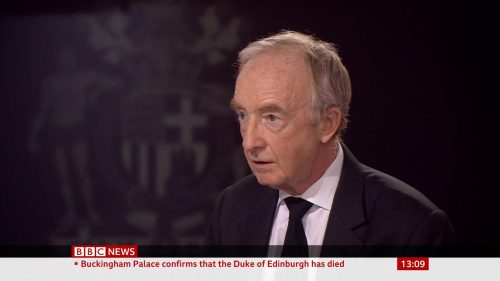 Prince Philip Dies - BBC News Coverage (13)