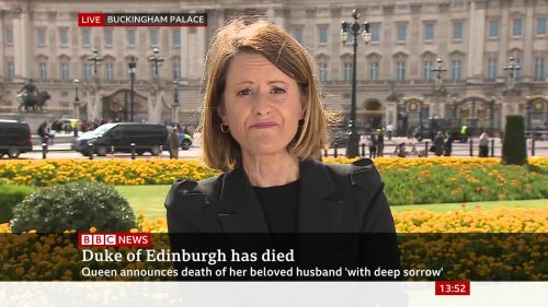 Prince Philip Dies - BBC News Coverage (2)