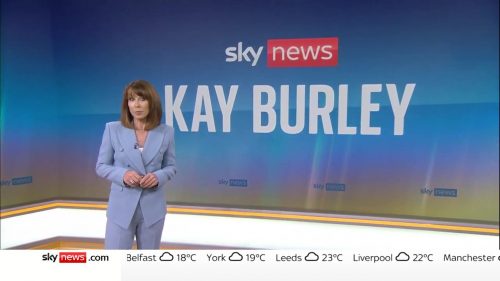 Sky News  Kay Burley  Great to be back .mp    hms