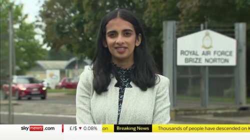 Aisha Zahid Sky News Reporter