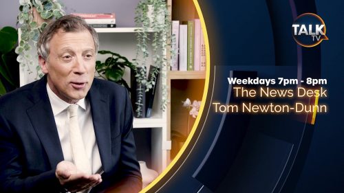 Tom Newton Dunn TalkTV Promo