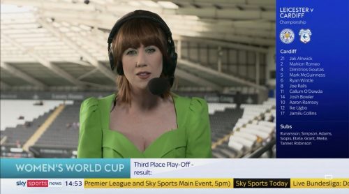 Abigail Davies on Sky Sports