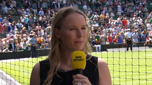 Caroline Wozniacki BBC Wimbledon Presenter
