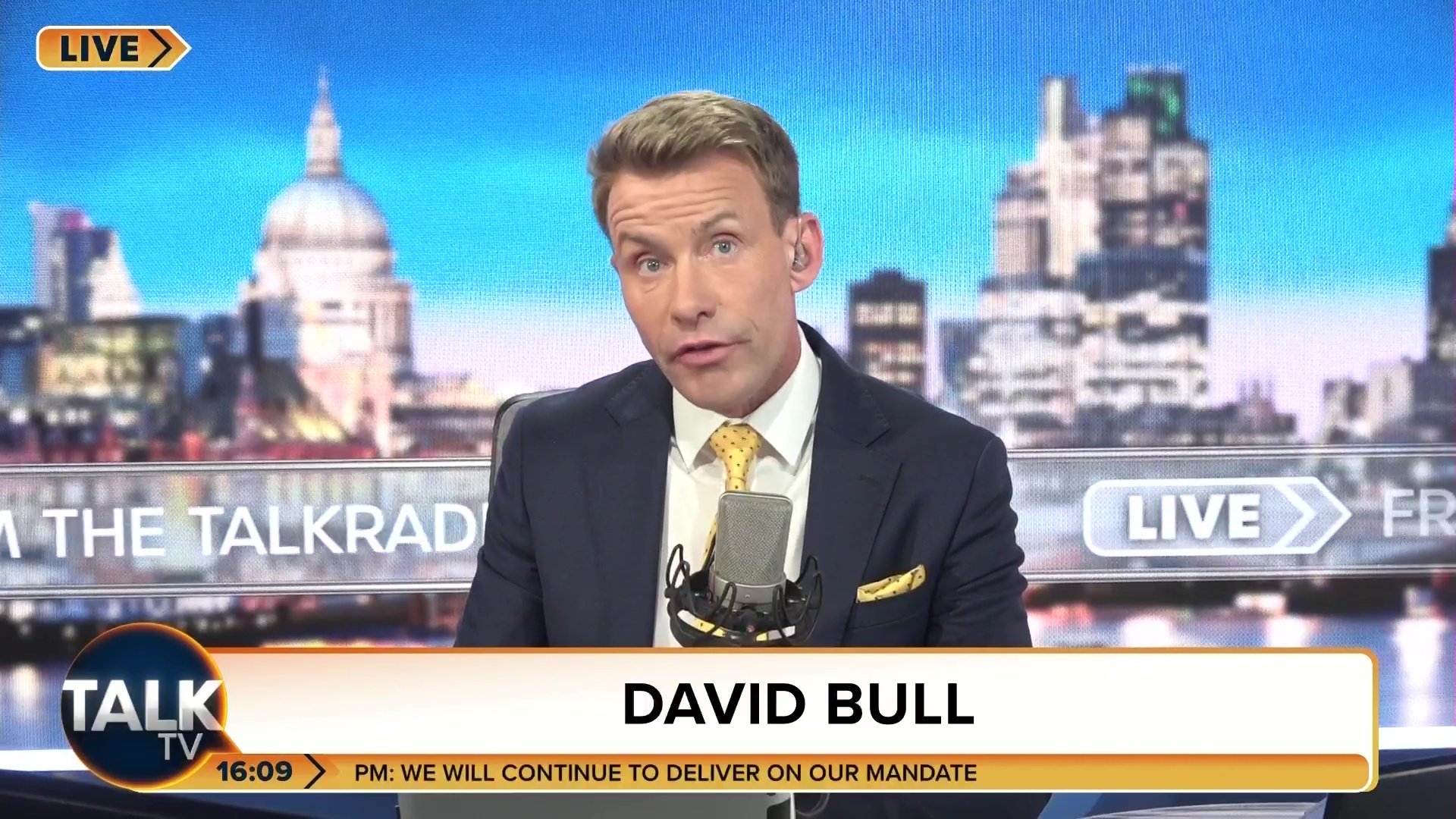 David Bull TalkTV Presenter