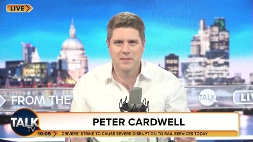 Peter Cardwell TalkTV Reporter