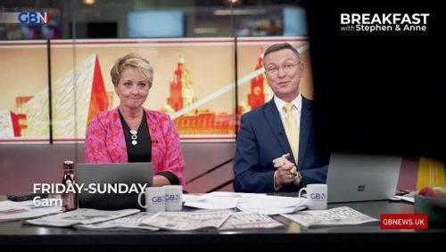 Breakfast with Stephen and Anne GB News Promo