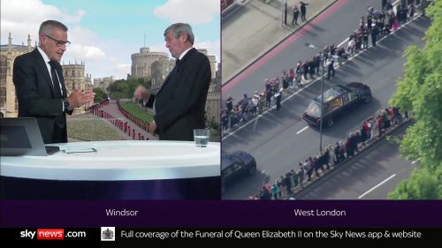The Queens Funeral Sky News Coverage