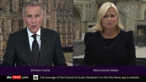 The Queens Funeral Sky News Coverage