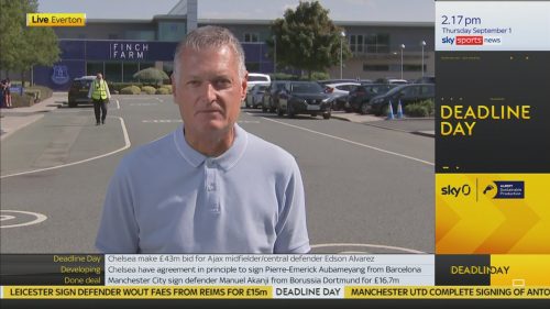 Alan Irwin Sky Sports News Reporter