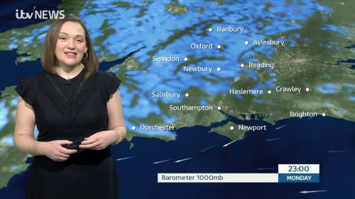 Aisling Creevey ITV Meridian Weather Presenter 1