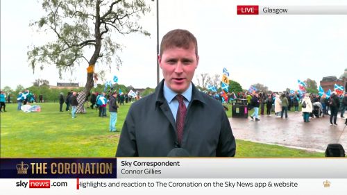 Sky News The Coronation of King Charles III Queen Camilla