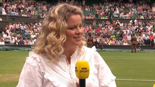Kim Clijsters Wimbledon BBC