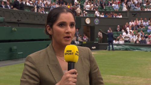 Sania Mirza BBC Wimbledon