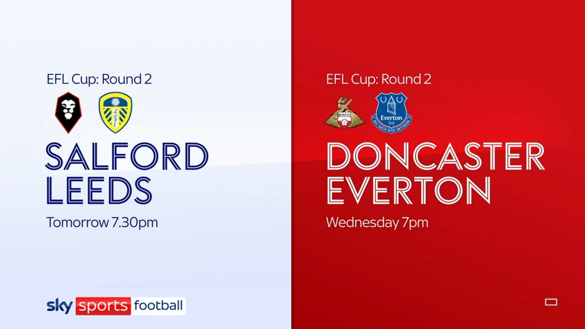 Carabao Cup  Round  on Sky Sports e