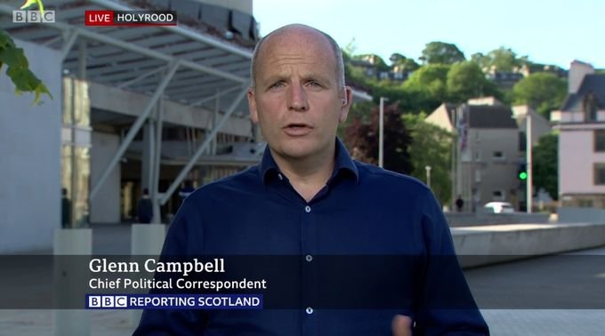BBC Scotland’s Glenn Campbell treated for brain tumour