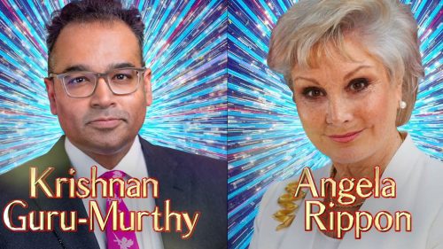 Krishnan Guru Murthy and Angela Rippon on Strictly Come Dancing