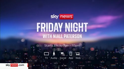 Friday Night with Niall Paterson – Sky News Promo 2023