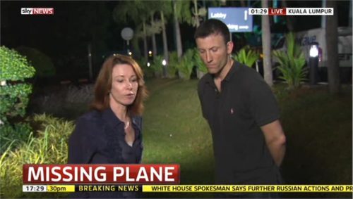 MH370 Sky News Coverage
